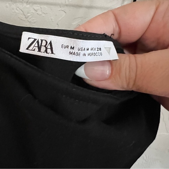 Zara Black Side Cutout Micro Mini Dress - Picture 8 of 10